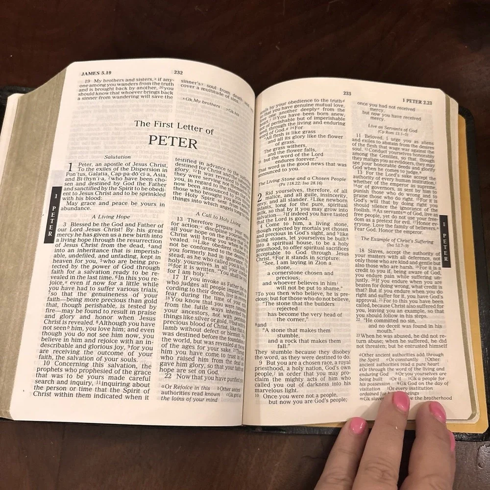 Holy Bible NRSV New Revised Standard Version Cokesbury Black Letter Concordance